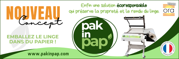 PakinPap’ : la solution d’emballage papier pour le linge professionnel