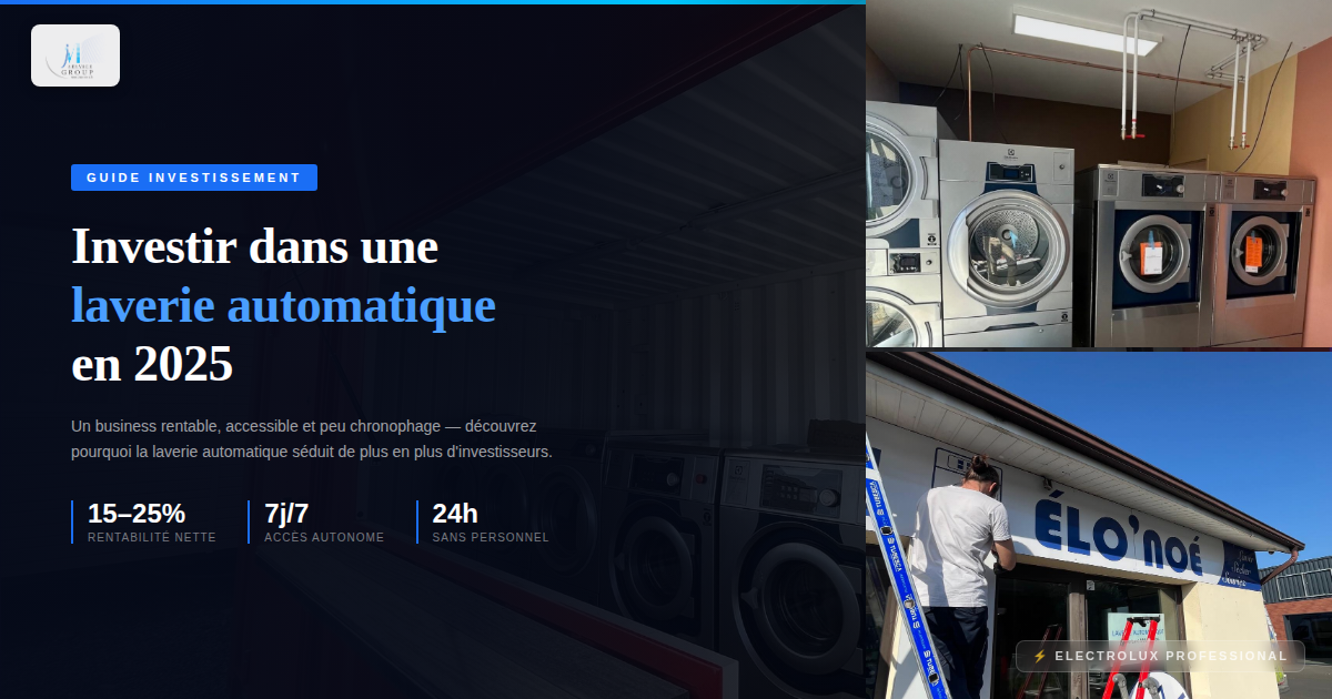Investir dans une laverie automatique en 2026 : rentabilité, coûts et conseils